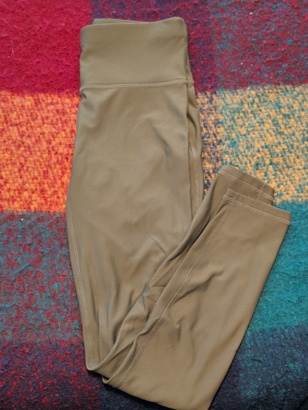 Fabletics Olive Green High-Waist Leggings